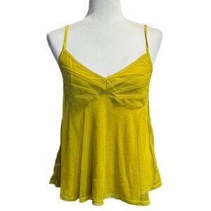 Express Babydoll Tank Top – Chartreuse Yellow – NWT – Size Small